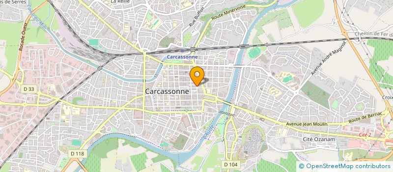 localisation de l'entreprise MAISON DES PROFESSIONS LIBERALES à CARCASSONNE