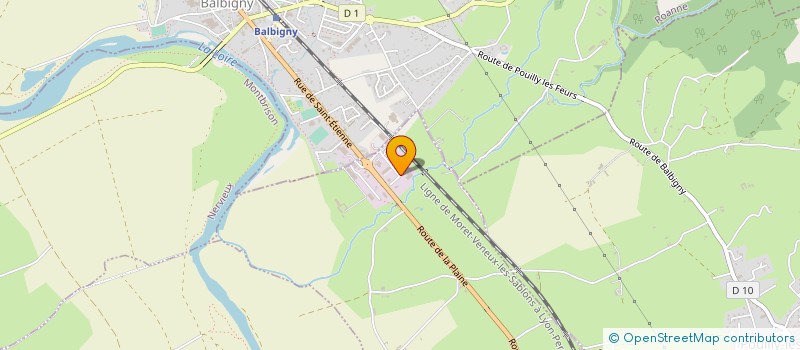 localisation de l'entreprise MAISON DES SERVICES ADMR DE BALBIGNY  MONTROND-LES-BAINS