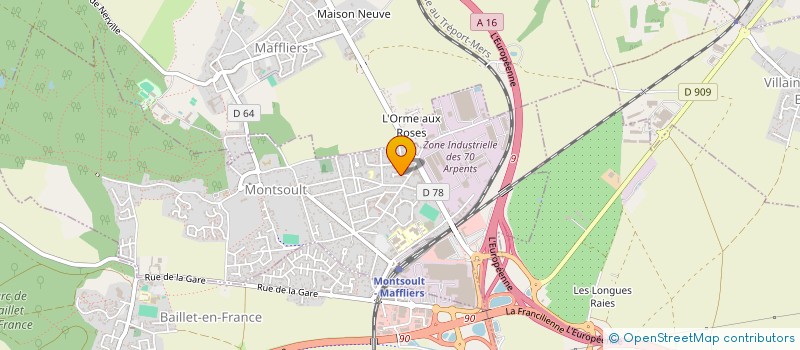 localisation de l'entreprise MAISON DES SERVICES ADMR MONTSOULT ET ENVIRONS à MONTSOULT