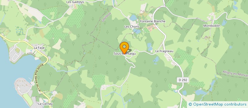 localisation de l'entreprise MAISON DES SOURCES  MOUX-EN-MORVAN