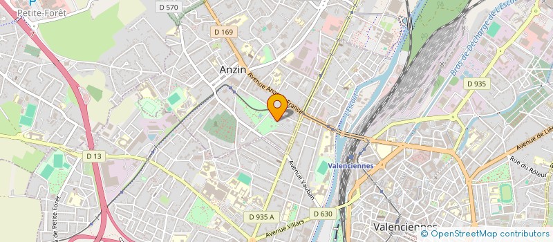 localisation de l'entreprise MAISON DES SOURDS  ANZIN