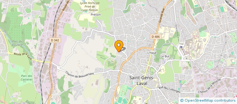 localisation de l'entreprise MAISON DES T  SAINT-GENIS-LAVAL