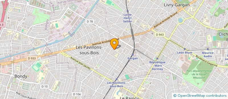 localisation de l'entreprise MAISON DES TOUT PETITS à LES PAVILLONS-SOUS-BOIS