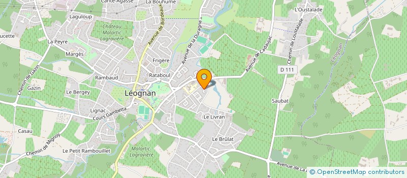 localisation de l'entreprise MAISON DES VIGNERONS RECOLTANTS  LEOGNAN