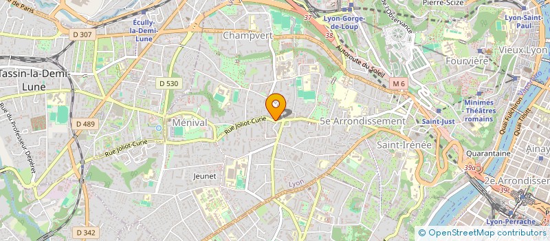 localisation de l'entreprise MAISON DES VINS DE LYON à LYON