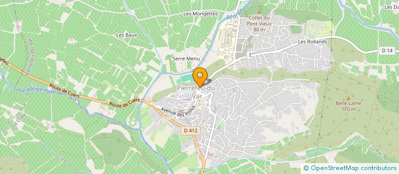 localisation de l'entreprise MAISON DES VINS DE PIERREFEU  PIERREFEU-DU-VAR