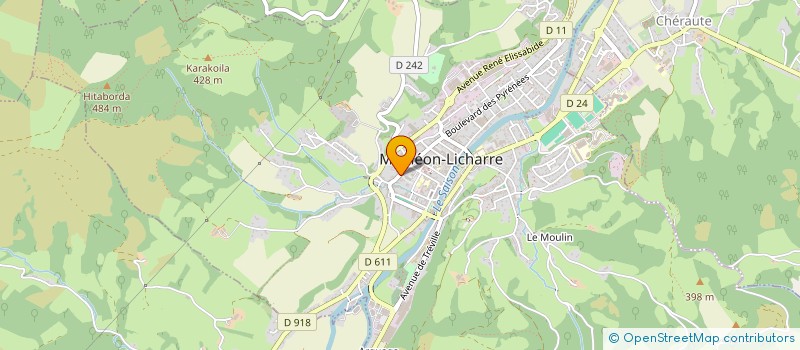 localisation de l'entreprise MAISON DES VINS FINS à MAULEON-LICHARRE