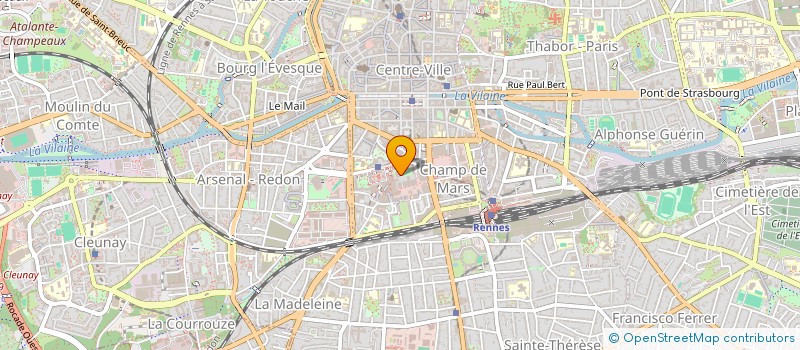 localisation de l'entreprise MAISON DES VOYAGES à RENNES