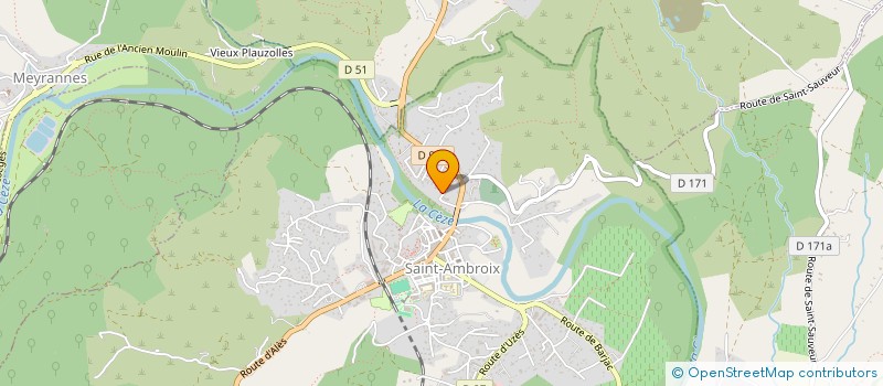 localisation de l'entreprise MAISON DESIGN  SAINT-AMBROIX