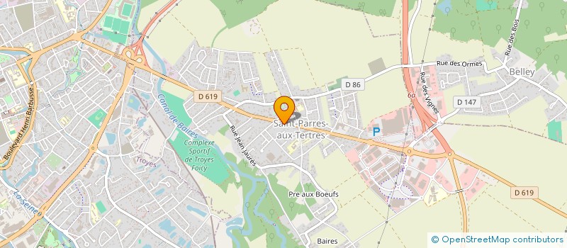 localisation de l'entreprise MAISON & DESIGN à SAINT-PARRES-AUX-TERTRES