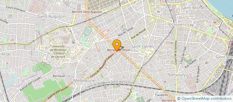 localisation de l'entreprise MAISON DESIRE - COFFEE TEA AND WHISKIES  BORDEAUX