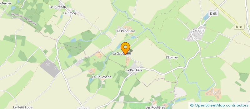 localisation de l'entreprise MAISON DESIRE-FRISQUE à RIVES-DU-FOUGERAIS