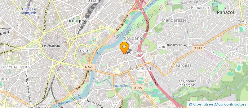 localisation de l'entreprise MAISON DESIREE à LIMOGES