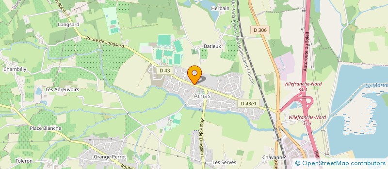 localisation de l'entreprise MAISON DESSAINJEAN  ARNAS