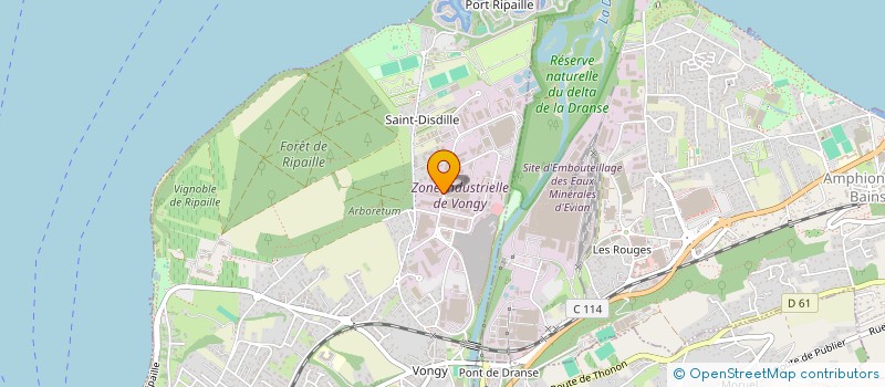 localisation de l'entreprise MAISON DEYA à THONON-LES-BAINS