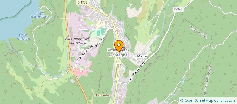 localisation de l'entreprise MAISON DI CATERINA à MOIRANS-EN-MONTAGNE