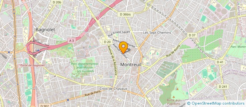 localisation de l'entreprise MAISON DIDI  MONTREUIL
