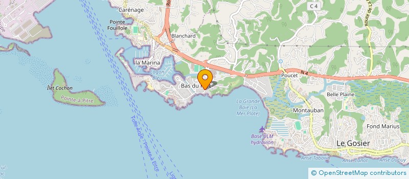 localisation de l'entreprise MAISON DIDI  LE GOSIER