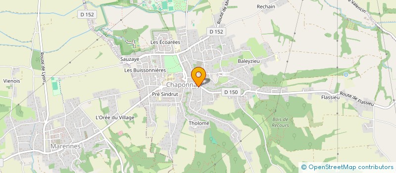 localisation de l'entreprise MAISON DIMELLY  CHAPONNAY