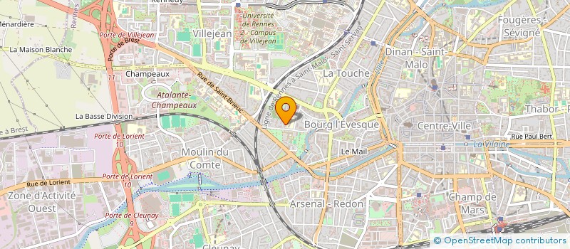 localisation de l'entreprise MAISON DIOCESAINE  RENNES