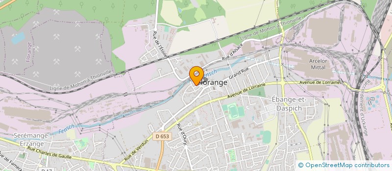 localisation de l'entreprise MAISON DIRECT CONSTRUCTION  FLORANGE