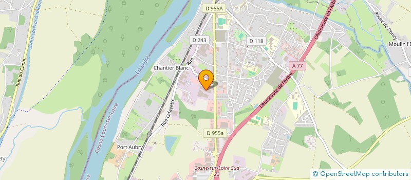 localisation de l'entreprise MAISON DIRECTE à COSNE-COURS-SUR-LOIRE