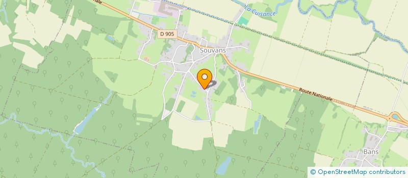 localisation de l'entreprise MAISON DOLOIS  SOUVANS