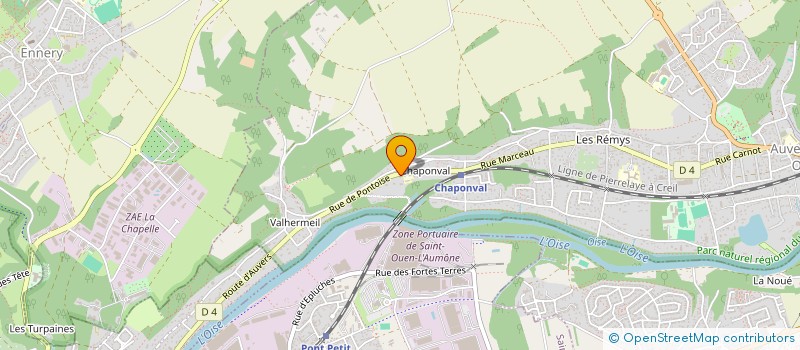 localisation de l'entreprise MAISON DOMINOIS  AUVERS-SUR-OISE