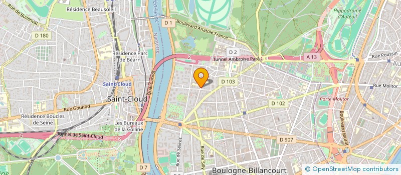 localisation de l'entreprise MAISON DORARD ET CIE à BOULOGNE-BILLANCOURT
