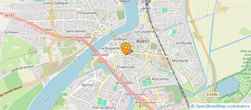 localisation de l'entreprise MAISON DOUCE à ARLES