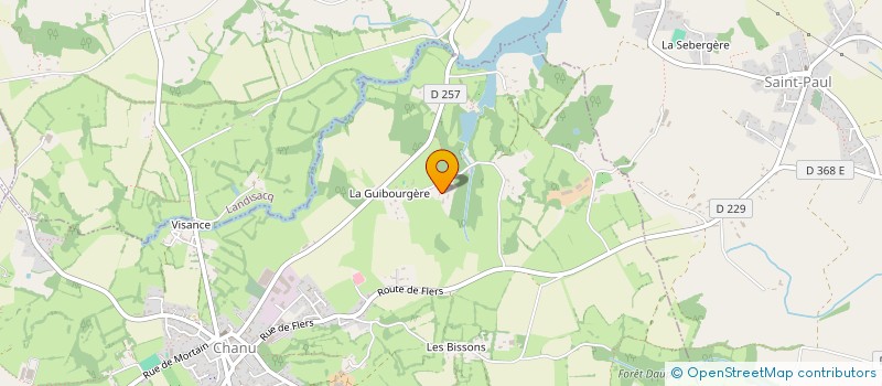 localisation de l'entreprise MAISON DROUIN à CHANU