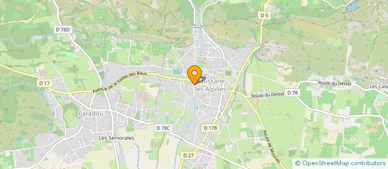 localisation de l'entreprise MAISON DROUOT à MAUSSANE-LES-ALPILLES