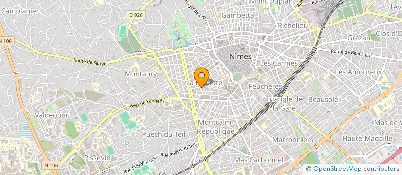 localisation de l'entreprise MAISON DRU  NIMES