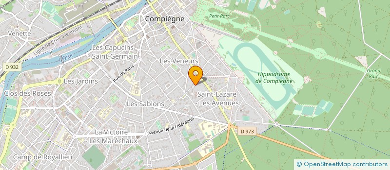 localisation de l'entreprise MAISON DRUCKER LOCATION  COMPIEGNE