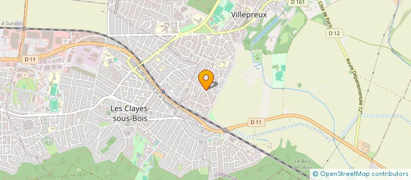 localisation de l'entreprise MAISON DU BATIMENT ET DES SERVICES  VILLEPREUX