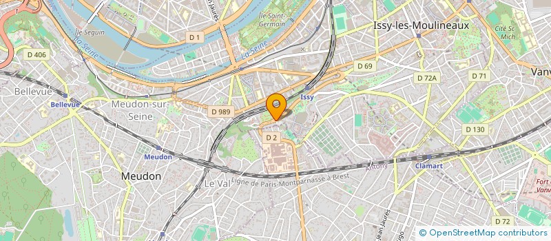 localisation de l'entreprise MAISON DU BIEN ETRE à ISSY-LES-MOULINEAUX