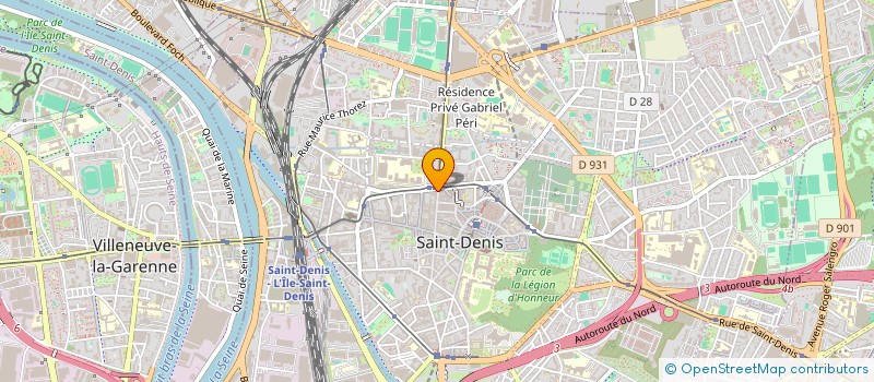 localisation de l'entreprise MAISON DU BIEN-ETRE A SAINT-DENIS ( MBE93200 ) à SAINT-DENIS