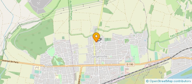 localisation de l'entreprise MAISON DU BIEN ETRE ET DES ENERGIES  GARGENVILLE