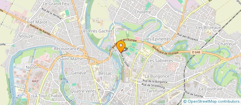 localisation de l'entreprise MAISON DU BONHEUR à NIORT