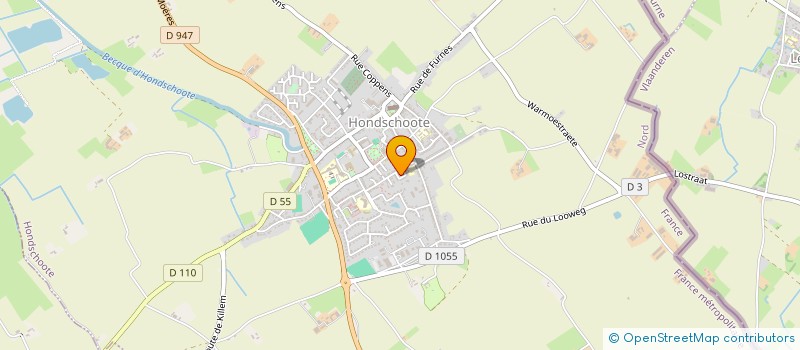 localisation de l'entreprise MAISON DU BONHEUR  GHYVELDE