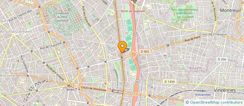 localisation de l'entreprise MAISON DU BOUCHER  PARIS