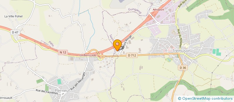 localisation de l'entreprise MAISON DU BOULANGER  TREMUSON