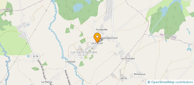 localisation de l'entreprise MAISON DU CARROIR à LYS-SAINT-GEORGES