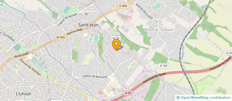 localisation de l'entreprise MAISON DU CHIEN à ST JEAN