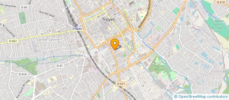 localisation de l'entreprise MAISON DU CIL à TROYES
