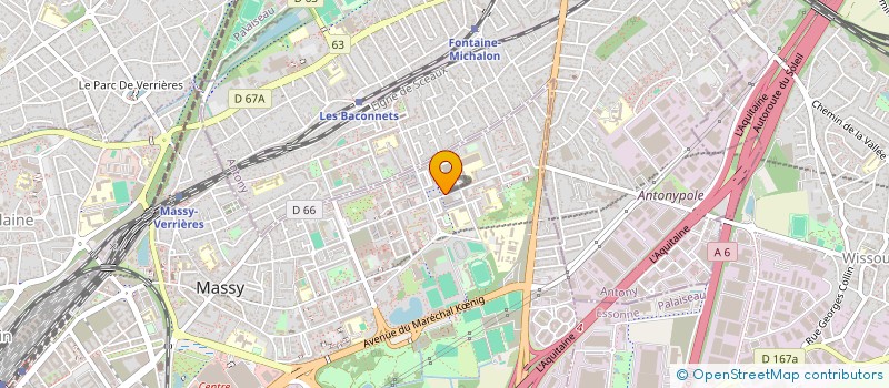 localisation de l'entreprise MAISON DU CITOYEN à MASSY