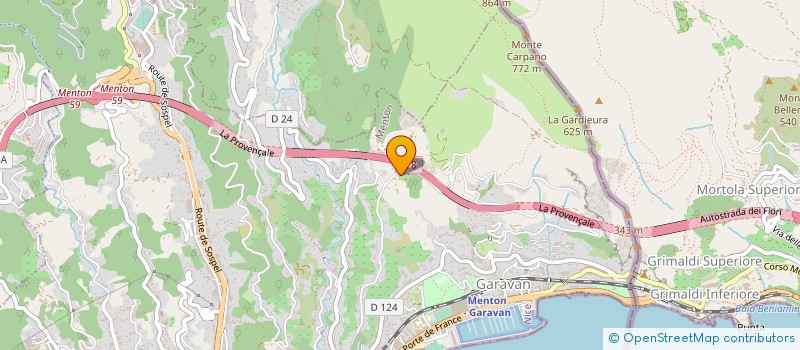 localisation de l'entreprise MAISON DU CITRON DE MENTON  MENTON