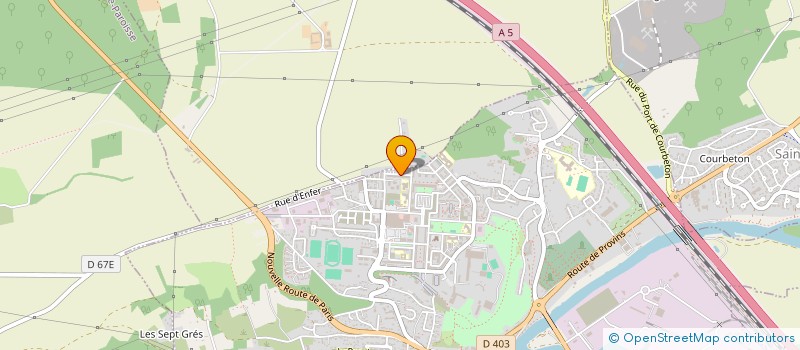 localisation de l'entreprise MAISON DU CONFLUENT  MONTEREAU-FAULT-YONNE