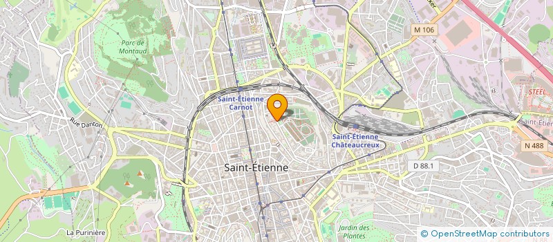 localisation de l'entreprise MAISON DU CRET DE ROCH à SAINT-ETIENNE