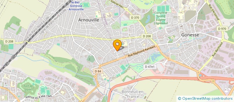 localisation de l'entreprise MAISON DU D.  ARNOUVILLE
